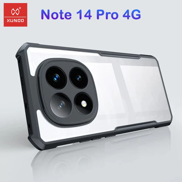 خرید کریستال شیلد شفاف Xiaomi Redmi Note 14 Pro 4G مارک XUNDD سری Beatle