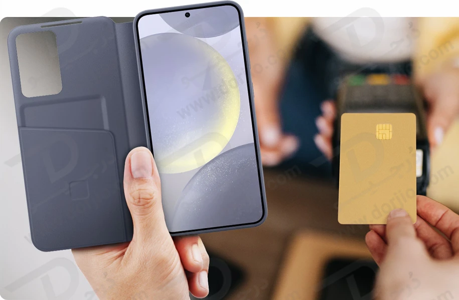 خرید کیف هوشمند اورجینال Samsung Galaxy S24 Plus مدل Smart View Wallet