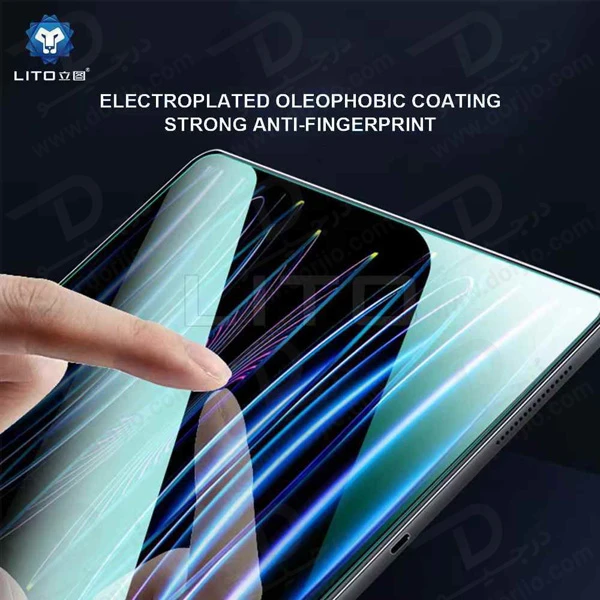 خرید گلس شیشه ای شفاف با ابزار نصب تبلت iPad Pro 11 2024 مارک LITO