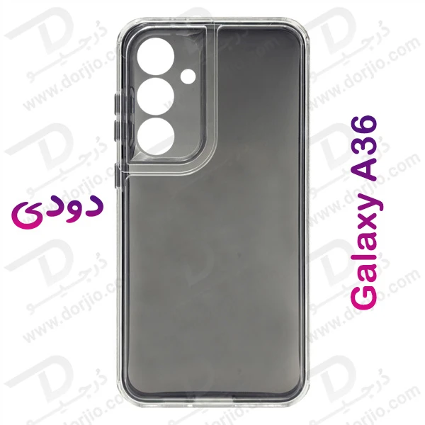 کریستال کاور دولایه ژله ای رنگی Samsung Galaxy A36 مارک Space