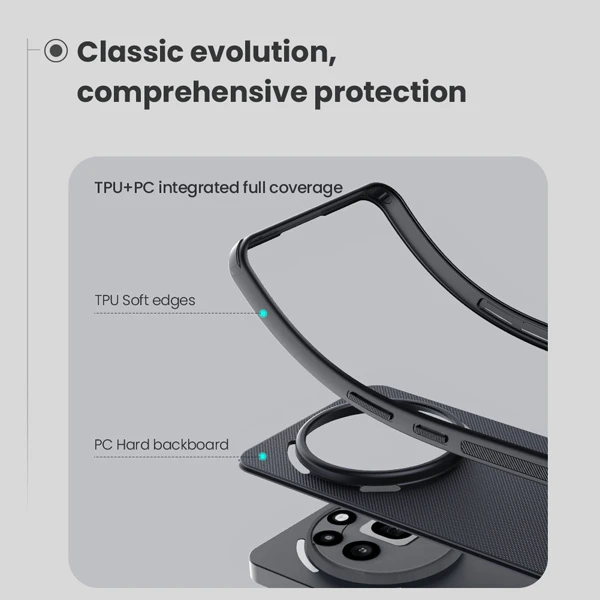 خرید قاب ضد ضربه Nothing Phone 3a Pro مارک نیلکین مدل Super Frosted Shield Pro خرید قاب ضد ضربه Nothing Phone 3a Pro مارک نیلکین مدل Super Frosted Shield Pro