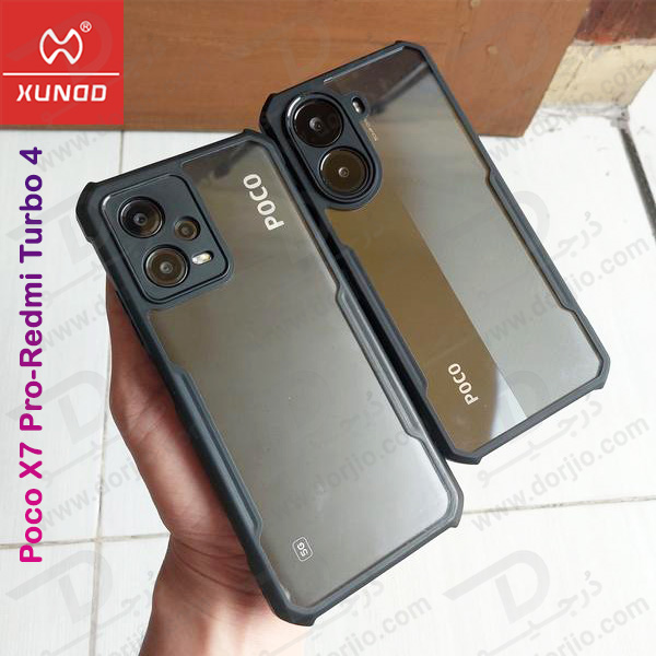 خرید کریستال شیلد شفاف Xiaomi Redmi Turbo 4 مارک XUNDD سری Beatle