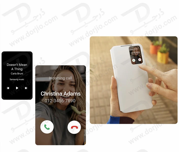 خرید کیف هوشمند اورجینال Samsung Galaxy S24 مدل Smart View Wallet