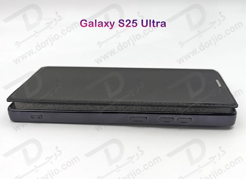 خرید کیف کلاسوری پشت شفاف مگ سیف محافظ لنز دار Samsung Galaxy S25 Ultra