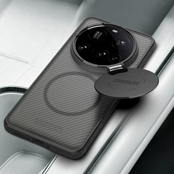 خرید گارد مگ سیف نیمه شفاف کمرا استند Xiaomi 15 Ultra مارک نیلکین مدل Camshield Prop Clear