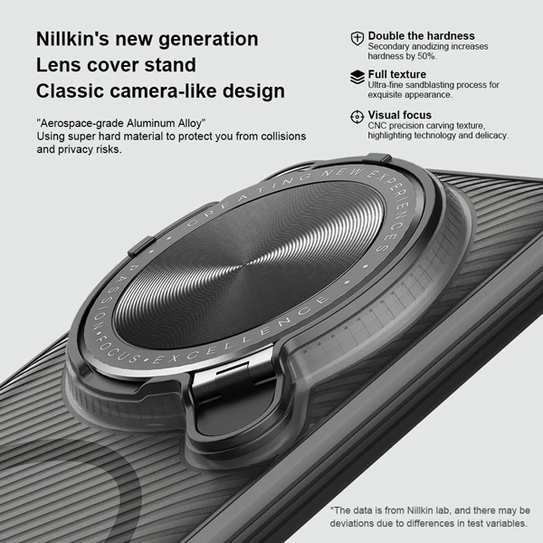 خرید گارد مگ سیف نیمه شفاف کمرا استند Xiaomi 15 Ultra مارک نیلکین مدل Camshield Prop Clear