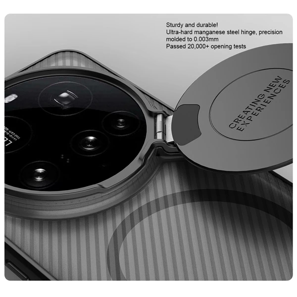 خرید گارد مگ سیف نیمه شفاف کمرا استند Xiaomi 15 Ultra مارک نیلکین مدل Camshield Prop Clear