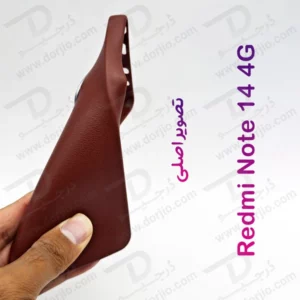 خرید گارد ژله ای طرح چرم Xiaomi Redmi Note 14 4G
