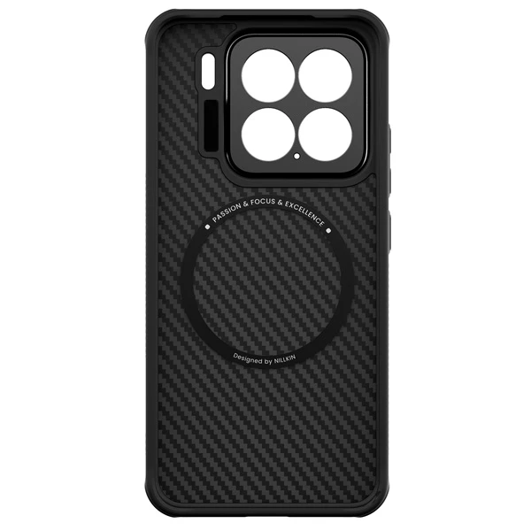 خرید گارد کربنی مگنتی کمرا استند Xiaomi 15 مارک نیلکین مدل CarboProp Fine Hole