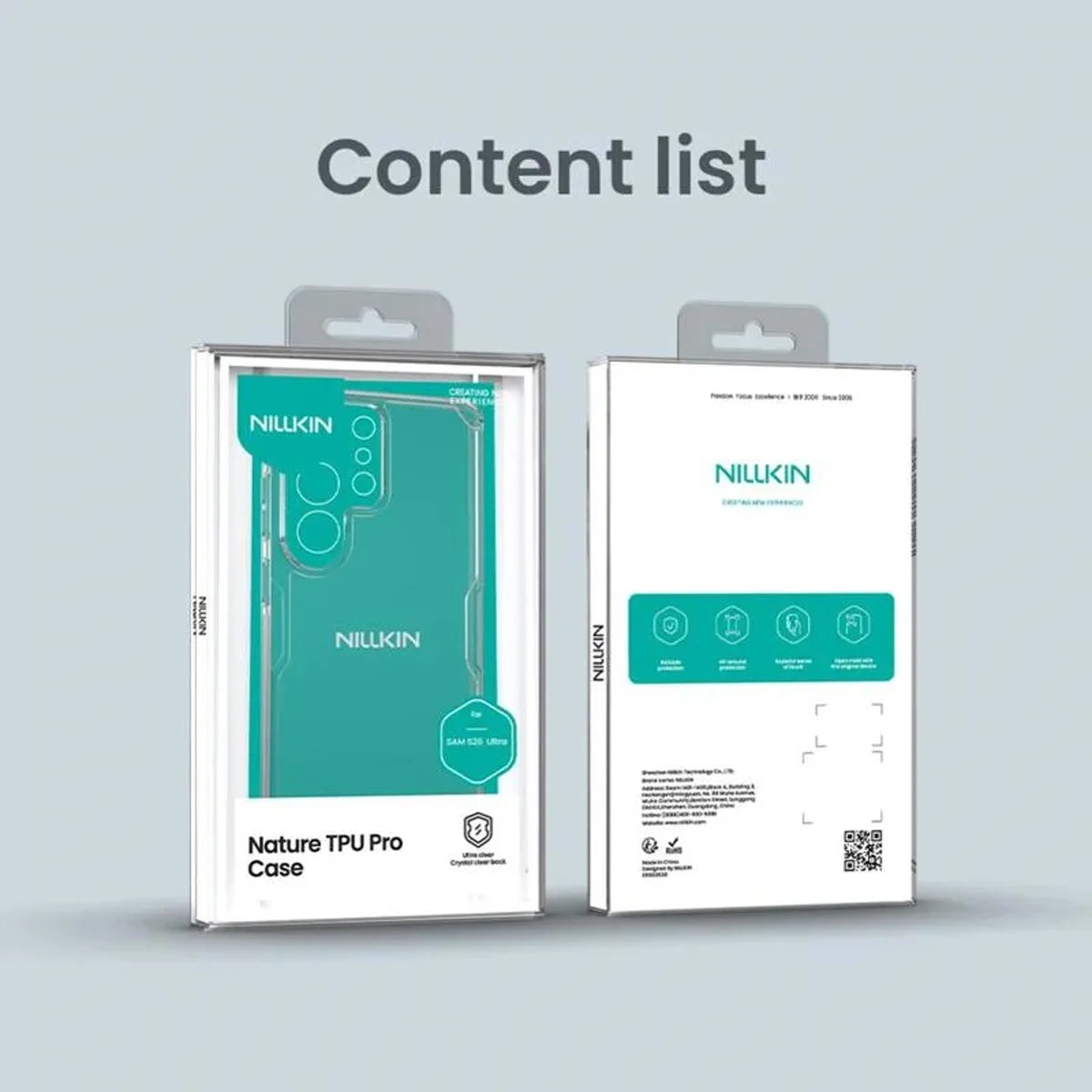 قاب شفاف Samsung Galaxy S26 Ultra مارک نیلکین مدل Nature TPU Pro قاب شفاف Samsung Galaxy S26 Ultra مارک نیلکین مدل Nature TPU Pro