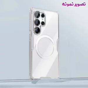 قاب شفاف مگ سیف Samsung Galaxy S26 Ultra مارک نیلکین مدل Nature TPU Pro Magnetic