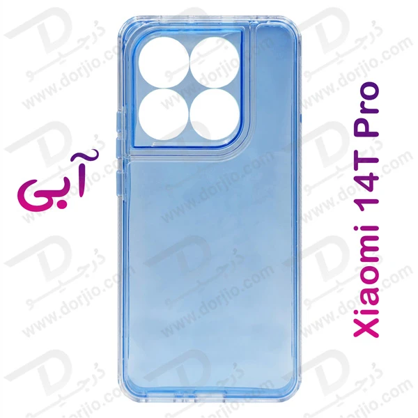 کریستال کاور دولایه ژله ای رنگی Xiaomi 14T Pro مارک Space
