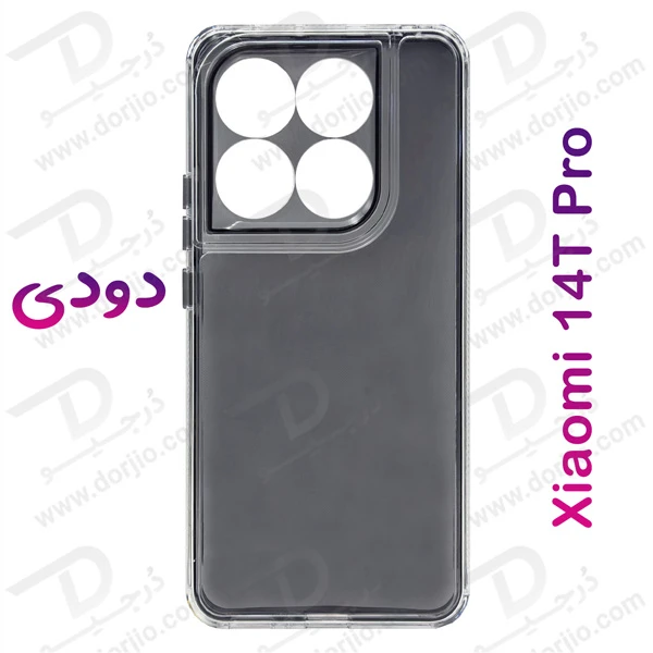 کریستال کاور دولایه ژله ای رنگی Xiaomi 14T Pro مارک Space