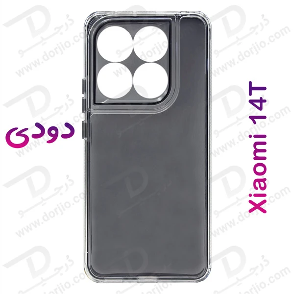 کریستال کاور دولایه ژله ای رنگی Xiaomi 14T مارک Space