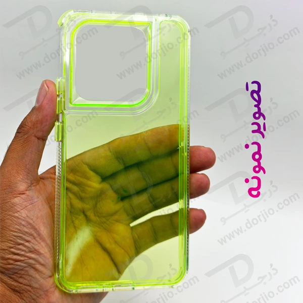 کریستال کاور دولایه ژله ای رنگی iPhone 13 Pro مارک Space