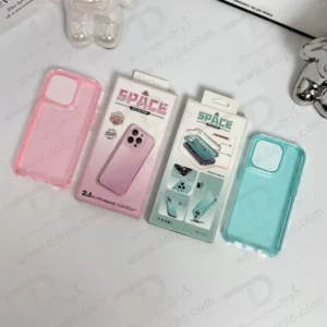 کریستال کاور دولایه ژله ای رنگی iPhone 13 Pro مارک Space