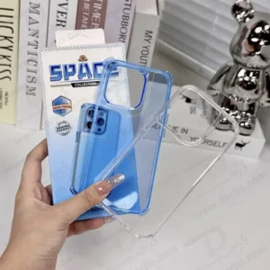 کریستال کاور دولایه ژله ای رنگی iPhone 16 Pro Max مارک Space
