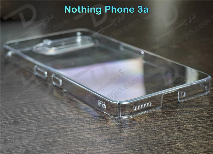 خرید قاب شفاف تمام کریستالی Nothing Phone 3a مارک LEXOM