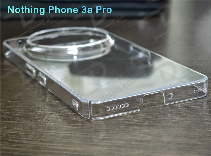 خرید قاب شفاف تمام کریستالی Nothing Phone 3a Pro مارک LEXOM