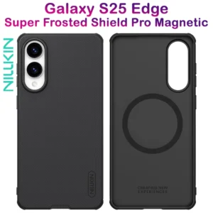 قاب ضد ضربه مگنتی Samsung Galaxy S25 Edge مارک نیلکین مدل Super Frosted Shield Pro Magnetic