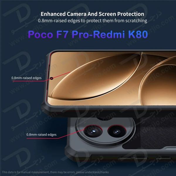 خرید کریستال شیلد شفاف Xiaomi Poco F7 Pro مارک XUNDD سری Beatle