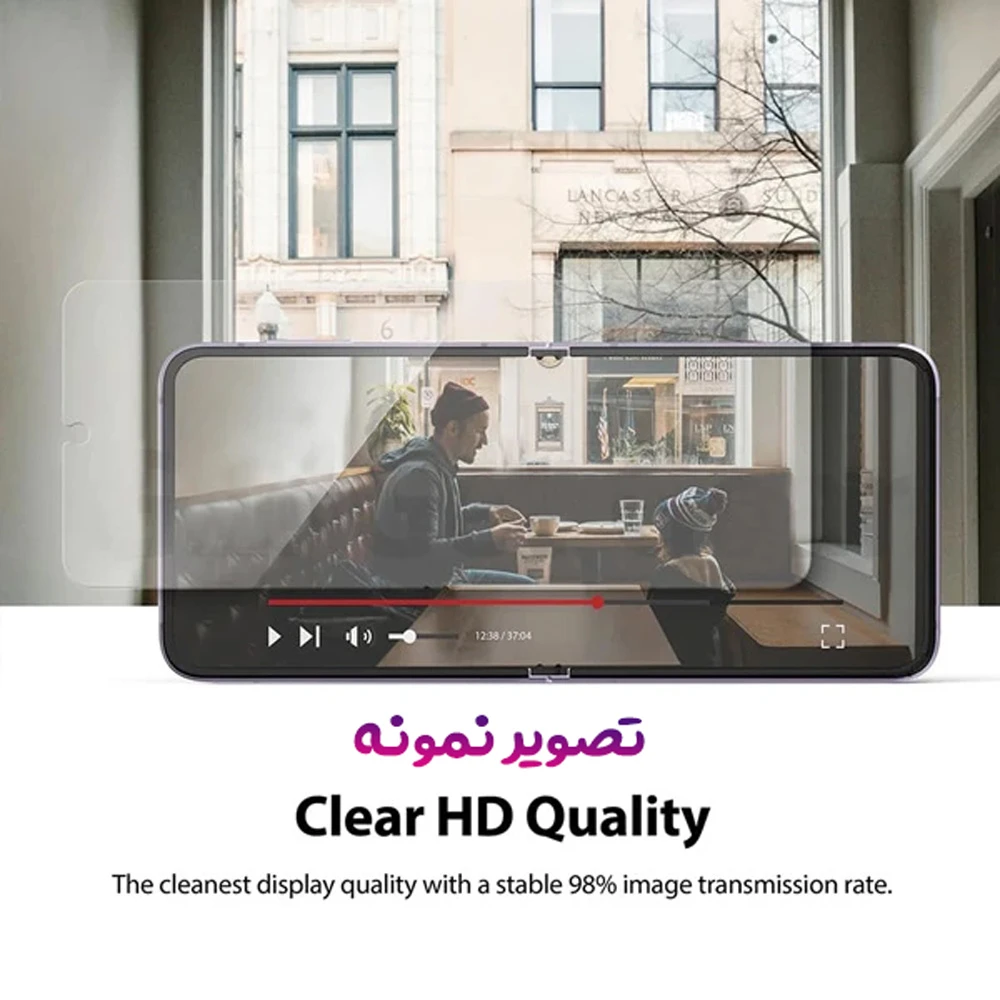 نانو برچسب شفاف 360 درجه صفحه نمایش ها و پشت گوشی Samsung Galaxy Z Flip 7