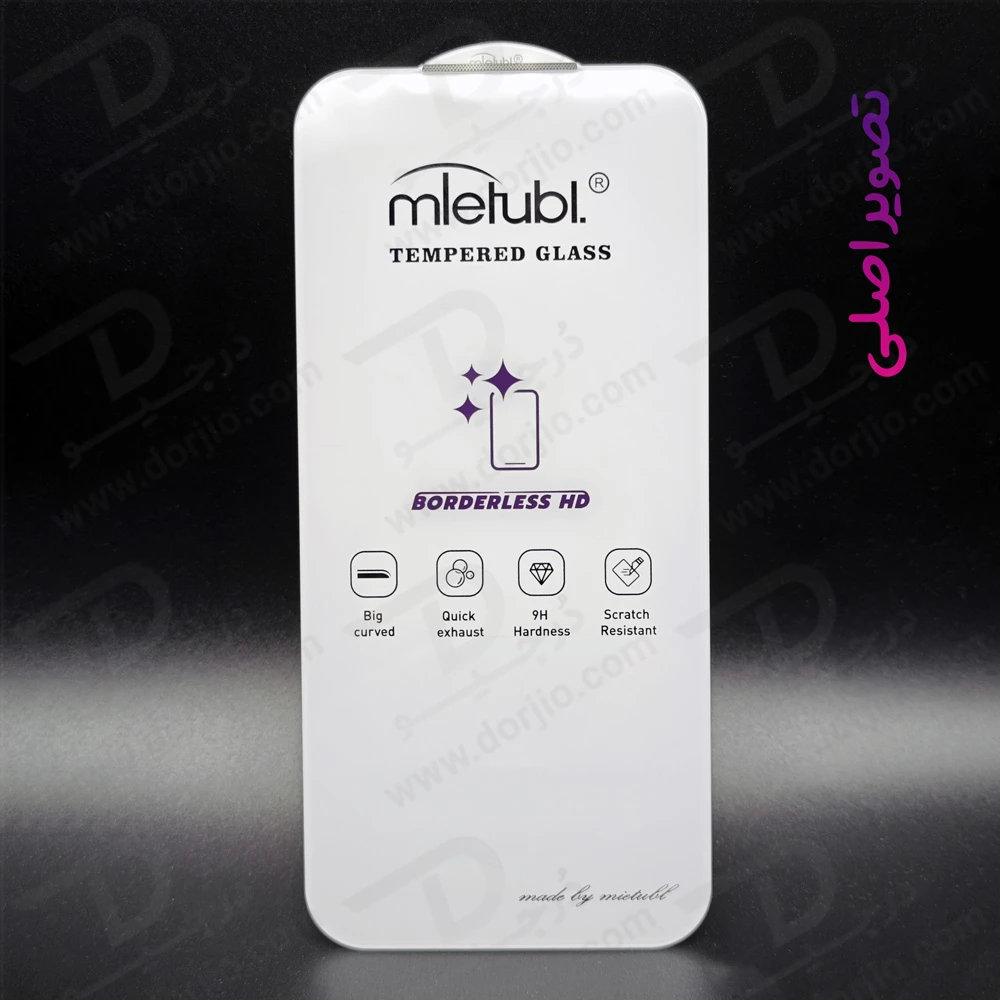 گلس تمام شفاف بدون حاشیه iPhone 17 Pro مارک Mietubl