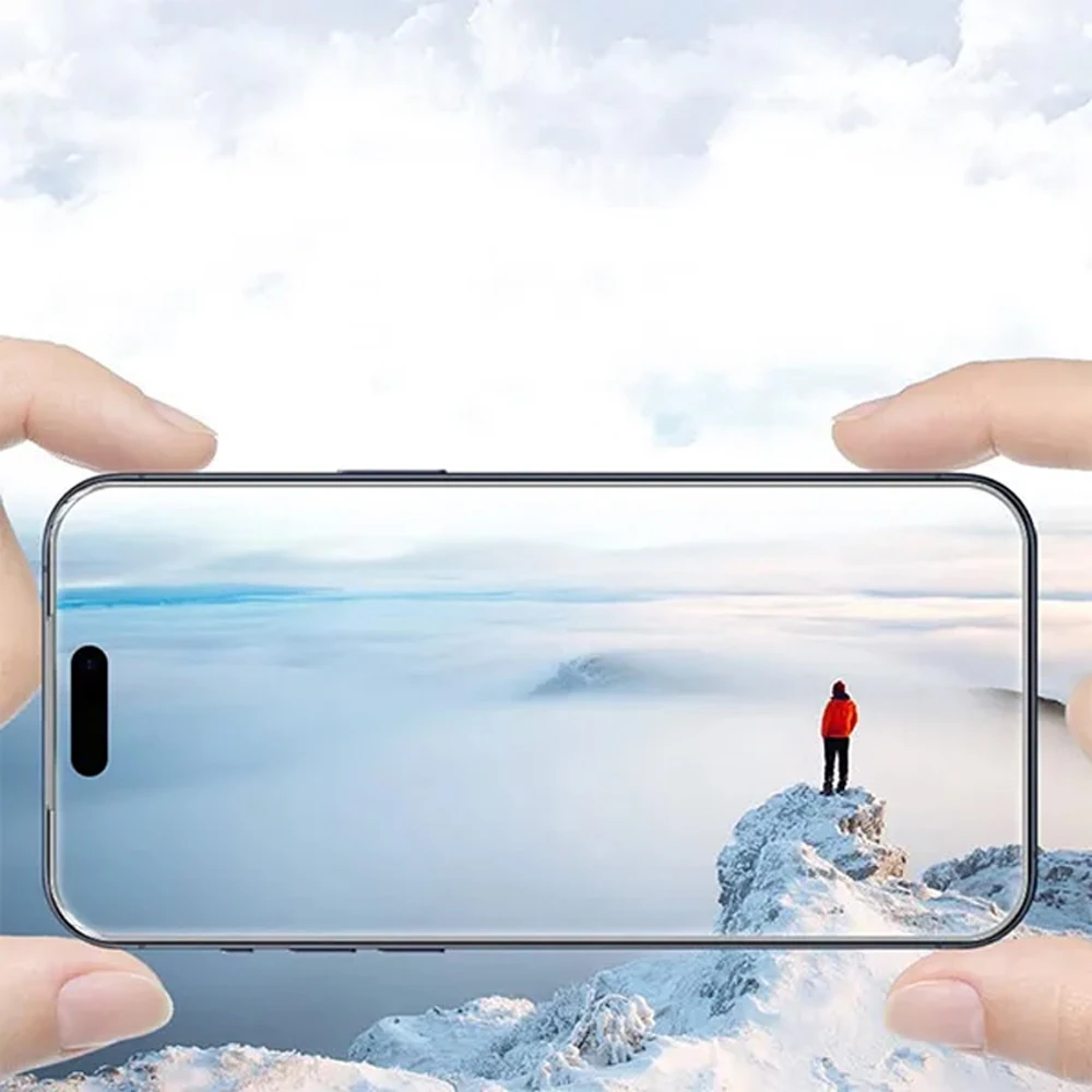 گلس تمام شفاف iPhone 17 Pro مارک KUSA مدل 3D Large ARC