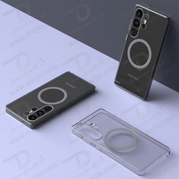 خرید قاب شفاف مگنتی اورجینال Samsung Galaxy S25 Ultra مدل Clear Magnet