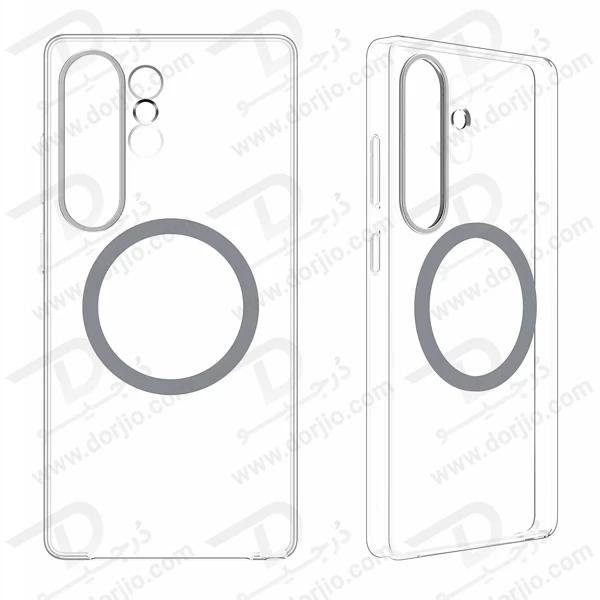 خرید قاب شفاف مگنتی اورجینال Samsung Galaxy S25 Ultra مدل Clear Magnet