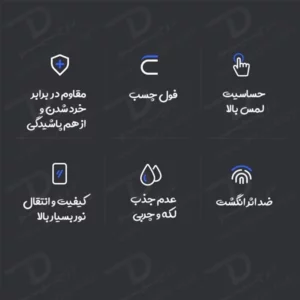 خرید نانو برچسب 2 عددی Oppo Find X8 Ultra مارک نیلکین مدل Impact Resistant