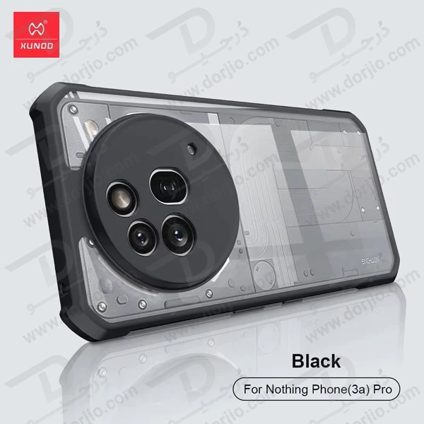 خرید کریستال شیلد شفاف Nothing Phone 3a Pro مارک XUNDD سری Beatle