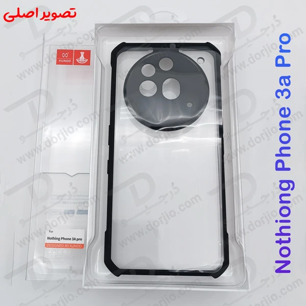 خرید کریستال شیلد شفاف Nothing Phone 3a Pro مارک XUNDD سری Beatle