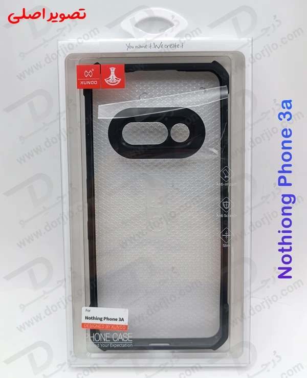 خرید کریستال شیلد شفاف Nothing Phone 3a مارک XUNDD سری Beatle