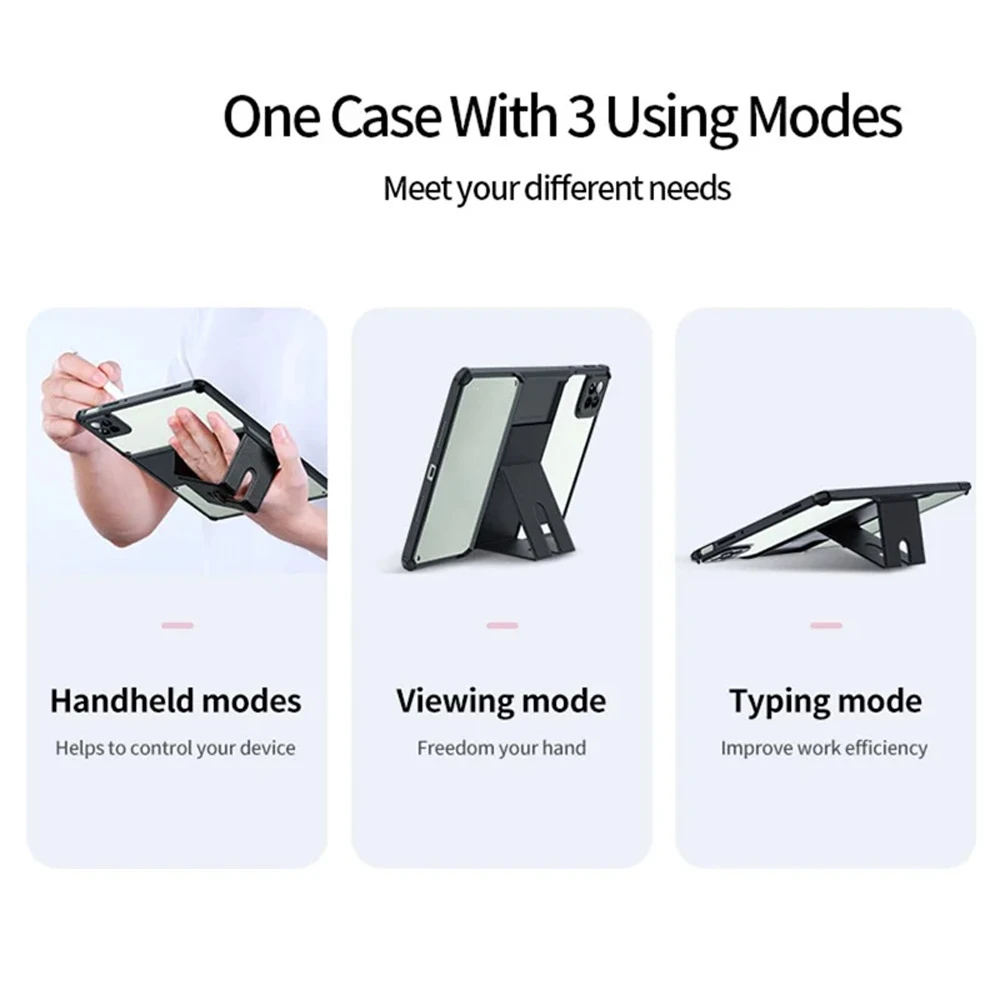 خرید کریستال شیلد شفاف پایه دار تبلت Xiaomi Pad 7-Pad 7 Pro مارک XUNDD سری Beatle