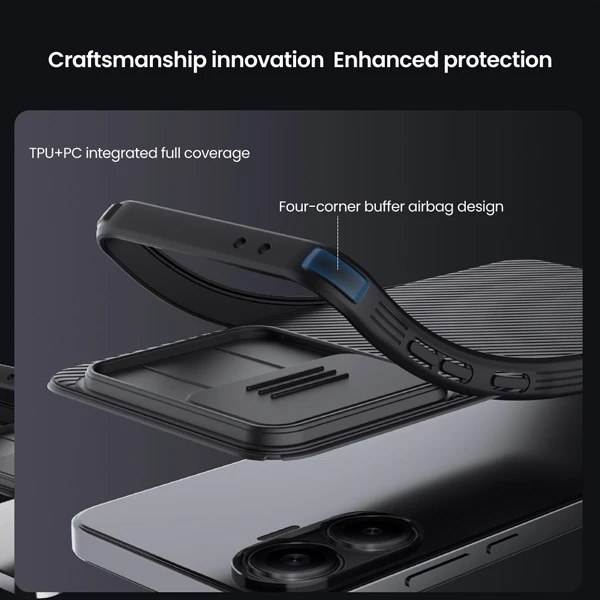 خرید گارد ضد ضربه Xiaomi Poco F7 مارک نیلکین مدل Camshield Pro