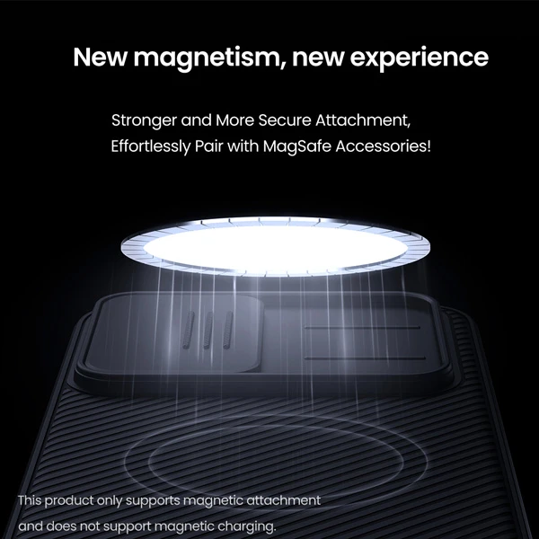 خرید گارد ضد ضربه مگنتی Xiaomi Poco F7 مارک نیلکین مدل Camshield Pro Magnetic