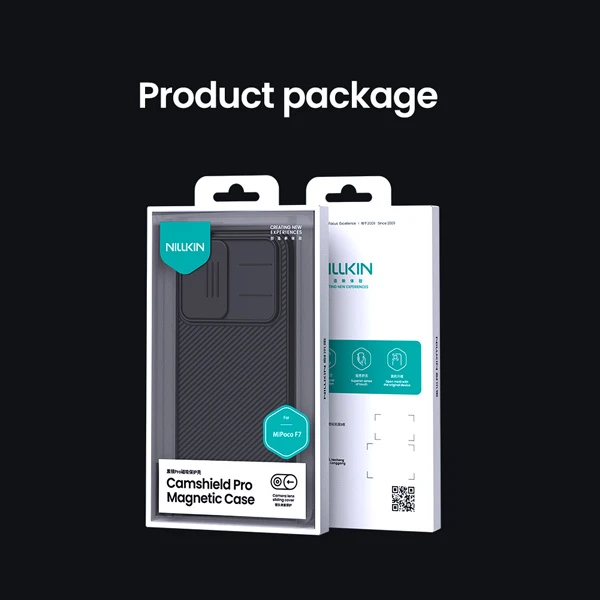 خرید گارد ضد ضربه مگنتی Xiaomi Poco F7 مارک نیلکین مدل Camshield Pro Magnetic