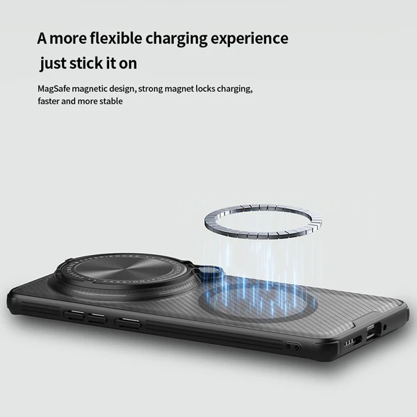 خرید گارد مگنتی نیمه شفاف کمرا استند Vivo X200 Pro Mini مارک نیلکین مدل Camshield Prop Clear