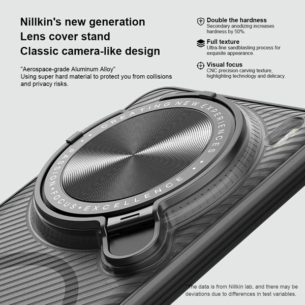 خرید گارد مگنتی نیمه شفاف کمرا استند Vivo X200 Pro Mini مارک نیلکین مدل Camshield Prop Clear