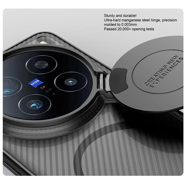 خرید گارد مگنتی نیمه شفاف کمرا استند Vivo X200 Pro Mini مارک نیلکین مدل Camshield Prop Clear