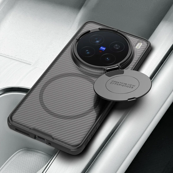 خرید گارد مگنتی نیمه شفاف کمرا استند Vivo X200 Pro مارک نیلکین مدل Camshield Prop Clear