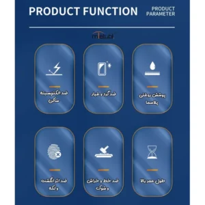 خرید گلس شیشه ای Nothing Phone 3a Pro مارک Mietubl مدل Anti-Static Dustproof