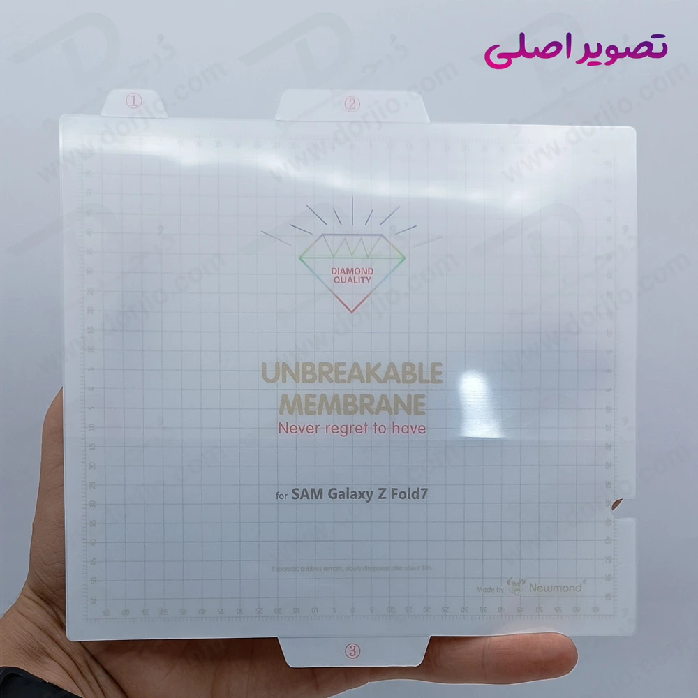 نانو برچسب شفاف 360 درجه صفحه نمایش ها و پشت گوشی Samsung Galaxy Z Fold 7