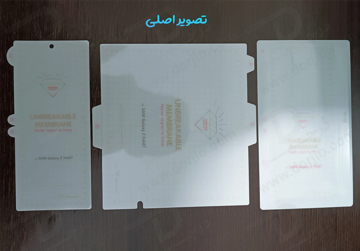 نانو برچسب شفاف 360 درجه صفحه نمایش ها و پشت گوشی Samsung Galaxy Z Fold 7