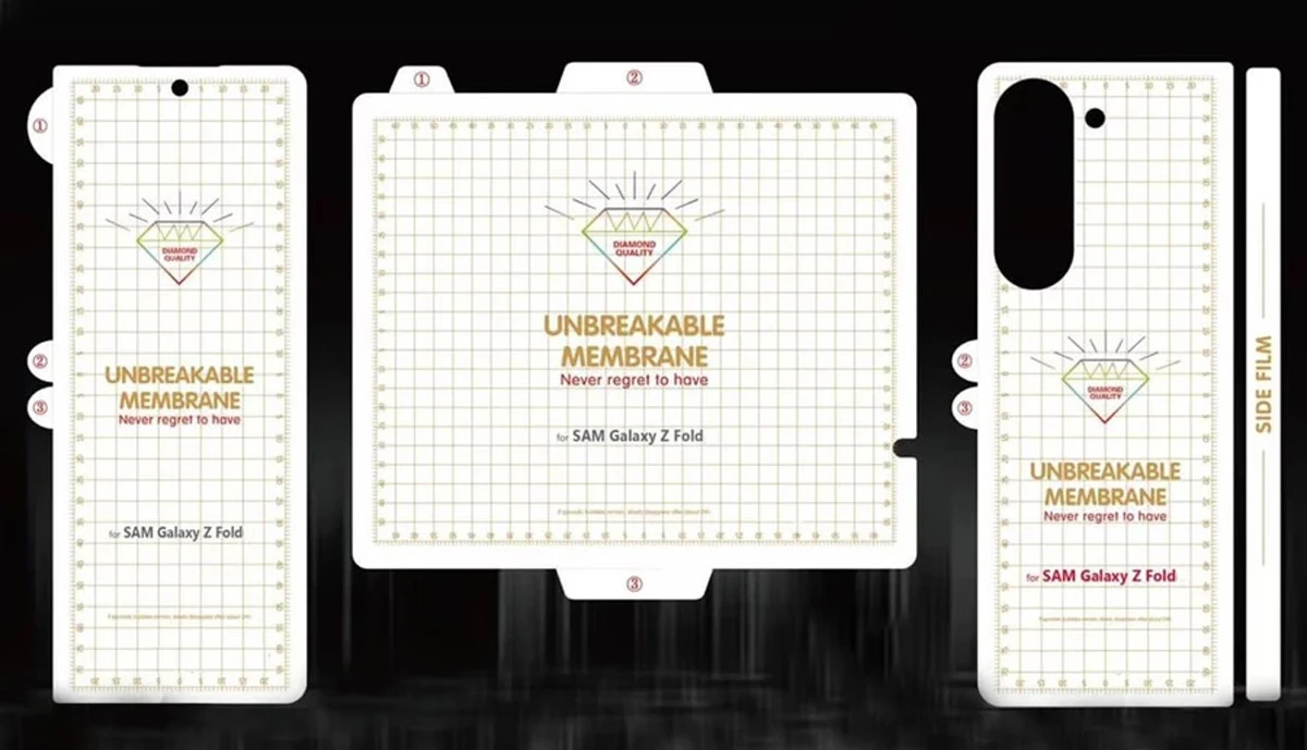 نانو برچسب شفاف 360 درجه صفحه نمایش ها و پشت گوشی Samsung Galaxy Z Fold 7 نانو برچسب شفاف 360 درجه صفحه نمایش ها و پشت گوشی Samsung Galaxy Z Fold 7