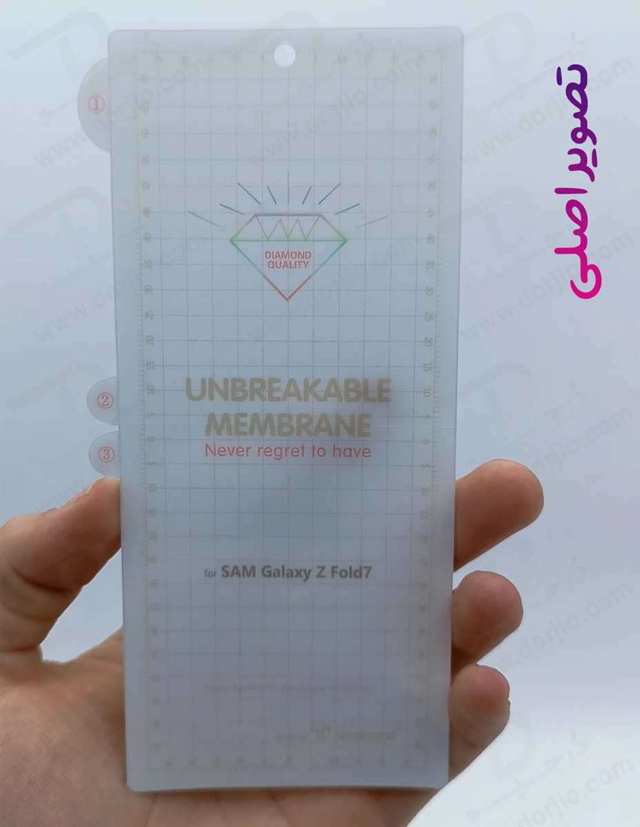 نانو برچسب شفاف 360 درجه صفحه نمایش ها و پشت گوشی Samsung Galaxy Z Fold 7