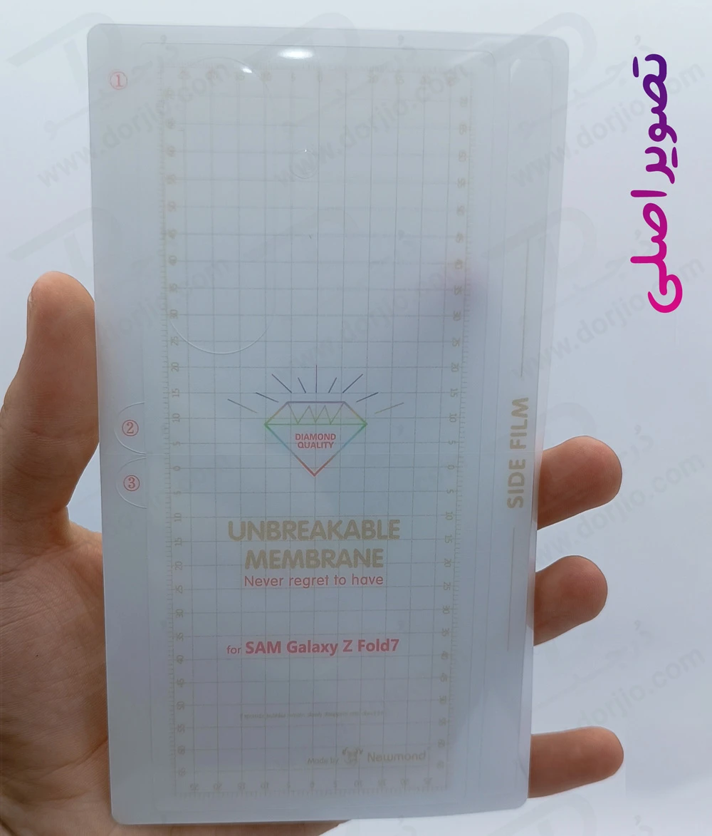 نانو برچسب شفاف 360 درجه صفحه نمایش ها و پشت گوشی Samsung Galaxy Z Fold 7