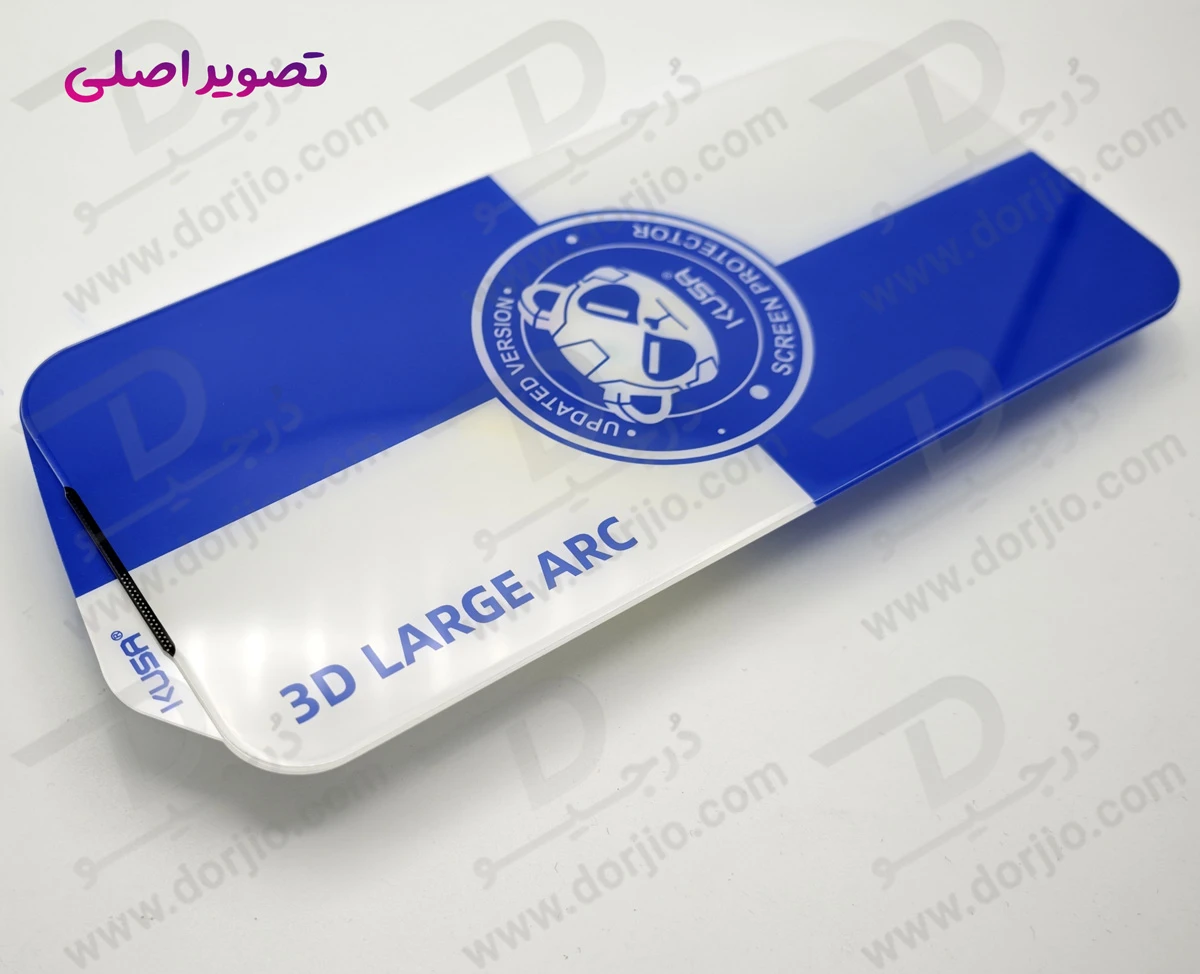 گلس تمام شفاف iPhone 17 Pro Max مارک KUSA مدل 3D Large ARC