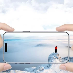 گلس تمام شفاف iPhone 17 Pro مارک KUSA مدل 3D Large ARC